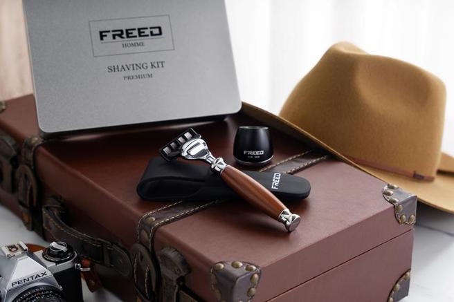 台北寒舍艾美酒店父亲节专案，用餐满额赠FREED「男士尊爵系列四件组」。（图／寒路舍艾美酒店）