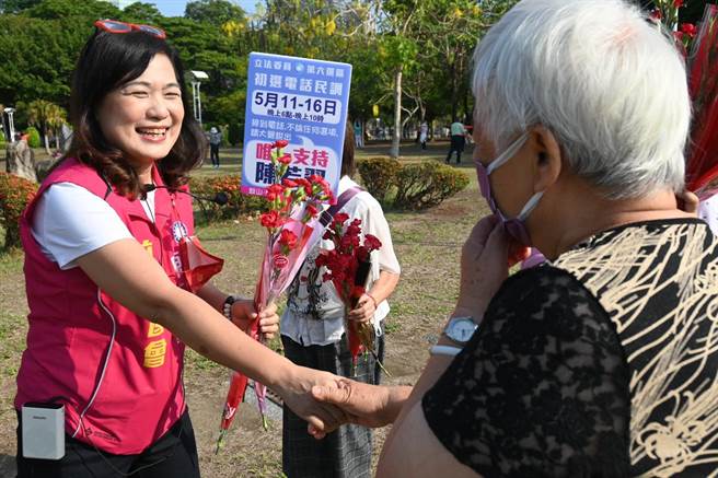 國民黨高市第4選區立委人選，傳出已徵詢前高市議員陳若翠出馬挑戰綠委林岱樺。（柯宗緯翻攝）