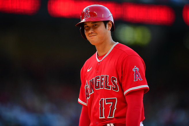 大谷翔平追逐生涯首座全垒打王。（美联社资料照）