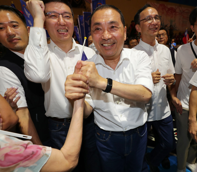 《中評社》認為，侯友宜的選情已稍有好轉，有機會拚逆轉勝。（中時資料照）