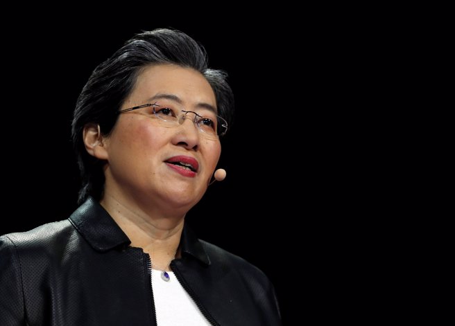 超微執行長蘇姿丰直球回應媒體提問。（示意圖／路透社）