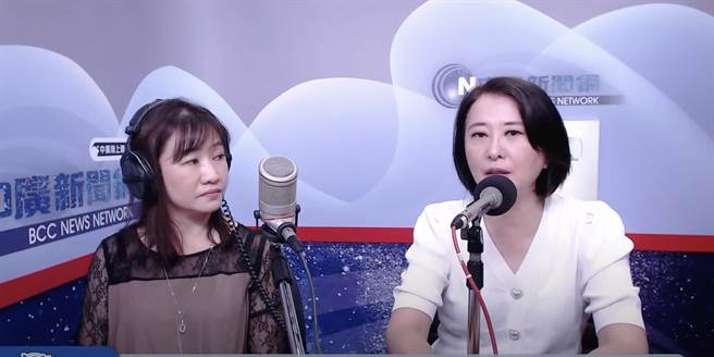 立委王鴻薇（右）今接受媒體人王淺秋（左）的專訪，談到723全代會以及藍白合。（摘自中廣新聞網Youtube）