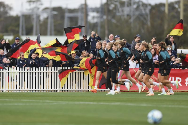 德国女子足球队。（美联社）