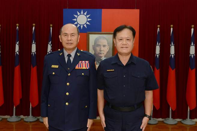 台南市政府警察局保安警察大队警员林政义，调陞玉井分局一线四星警务佐。（台南市政府警察局提供／张毓翎台南传真）