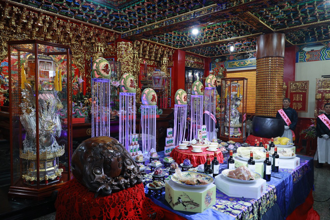 祭典現場莊嚴而隆重，尊崇伏羲信仰及相關宗教界人士一起共襄盛舉。（圖／仁晉攝）