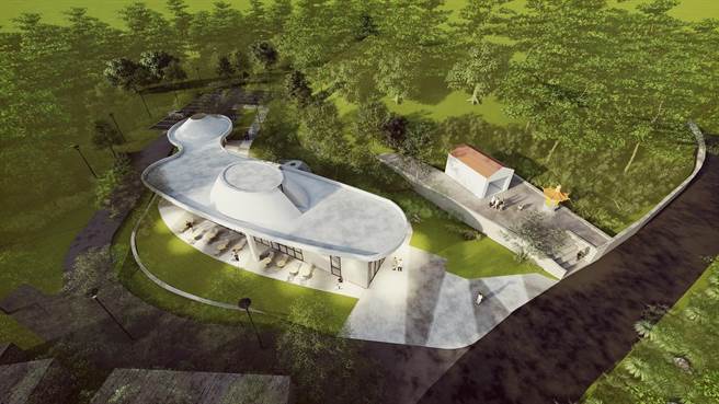 八瑤灣旅遊資訊站總經費約7170萬元。(屏縣府提供)