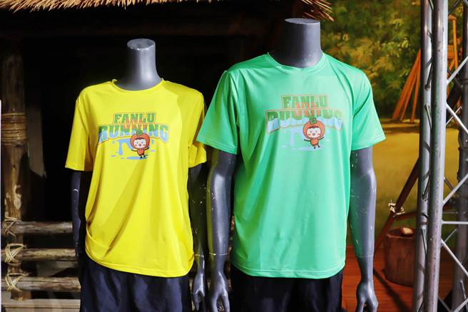 番路鄉是全台柿子最大產地，路跑活動主視覺也加入柿子寶寶元素。（呂妍庭攝）