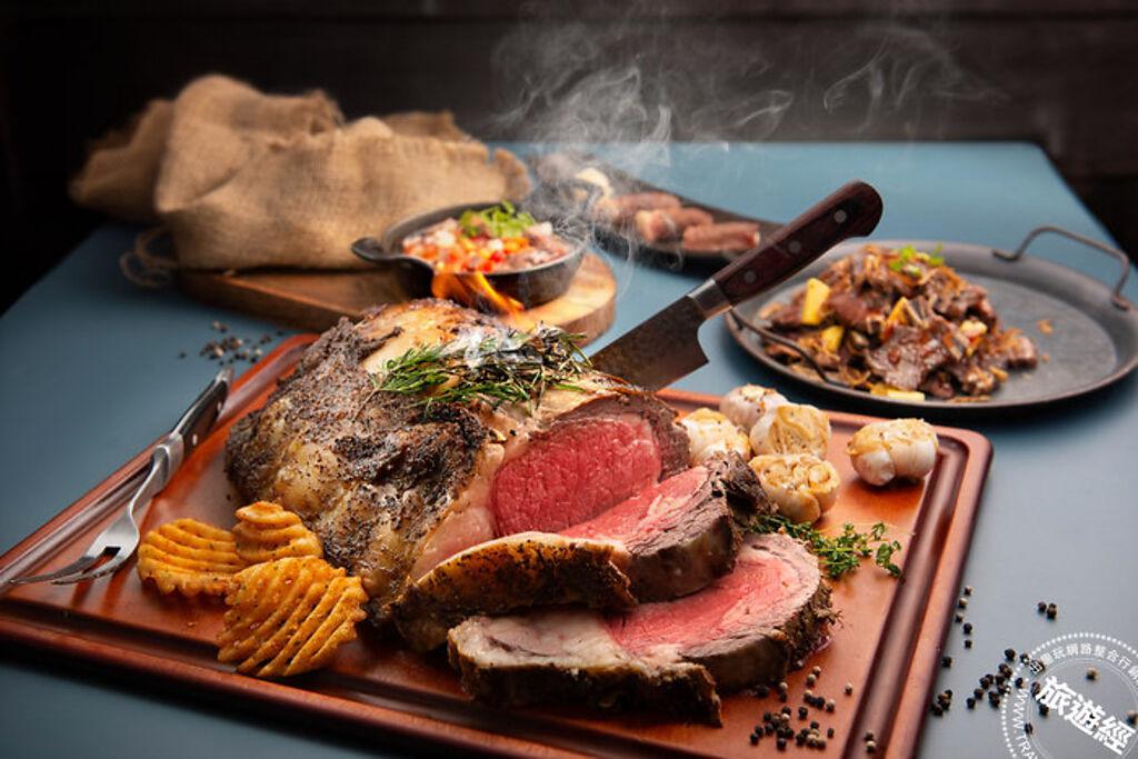 漢來海港自助餐廳近期推出「美牛狂歡節」推出四款主題菜色：爐烤肋眼、BBQ牛小排等！