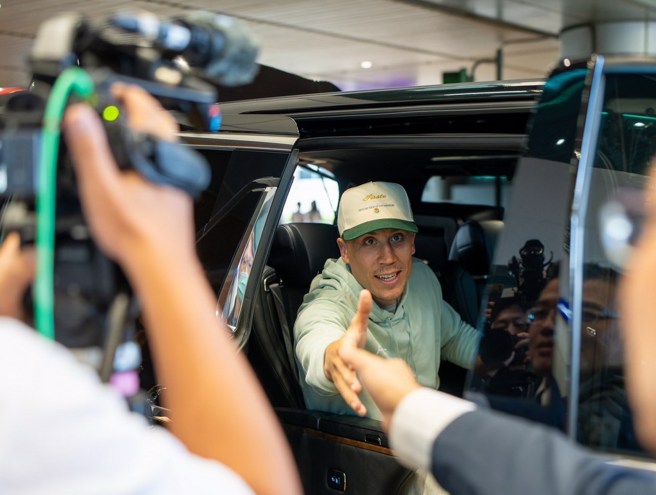 热火后卫邓肯罗宾生今天凌晨抵台。(主办单位提供)