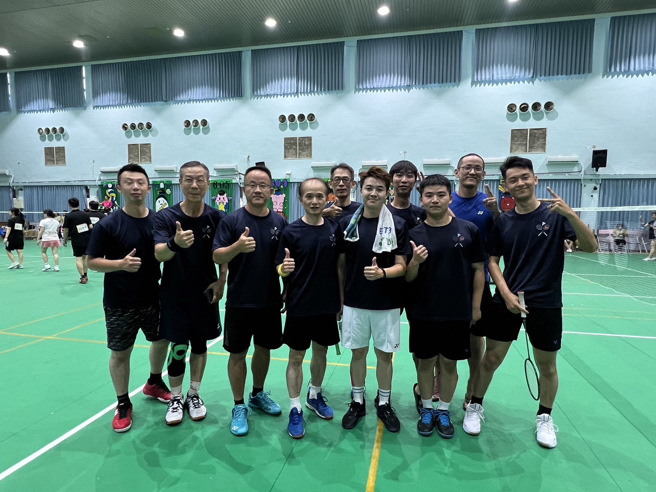 警察局男子组也获得亚军殊荣。(新北市警察局提供)