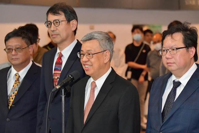 行政院长陈建仁今天上午出席「2023第二届亚太永续博览会开幕暨联合颁奖典礼」。（行政院提供／杨亚璇台北传真）