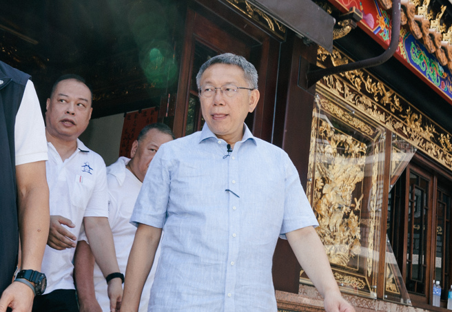 民眾党总统参选人柯文哲获得许多年轻选民支持。（资料照,郭吉铨摄）