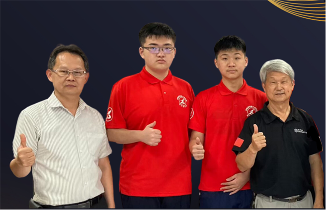 苗栗君毅中学参加53届全国技能竞赛机器人职类再创佳绩。（君毅中学提供／谢明俊苗栗传真）