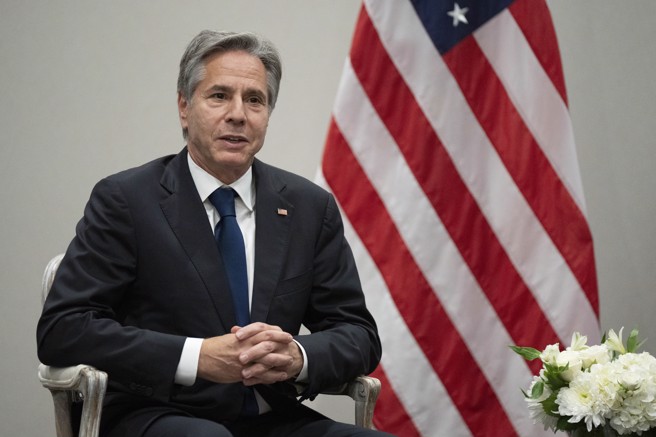 美国国务院表示布林肯预计26日赴东加王国，出席美国新大使馆落成典礼，接着前往澳洲及纽西兰。(图/ 美联社)