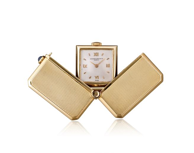 江詩丹頓1954年黃金「驚喜」懷表。（Vacheron Constantin提供／陶福媛台北傳真）