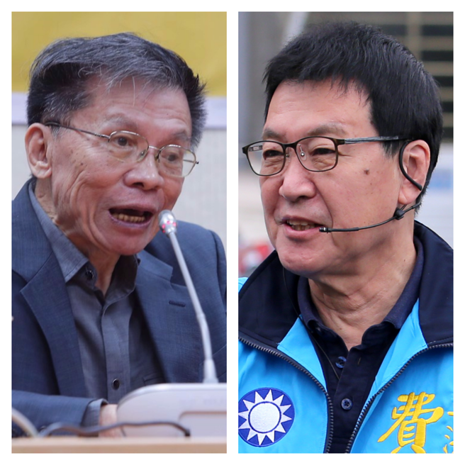 沈富雄（左）、費鴻泰（右）。（資料照片合成）