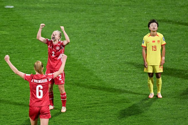 丹麥女足取得小組賽勝利。（新華社）