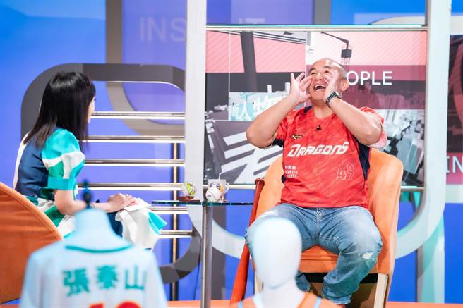 张泰山回忆崩溃大喊故事。（TVBS提供）