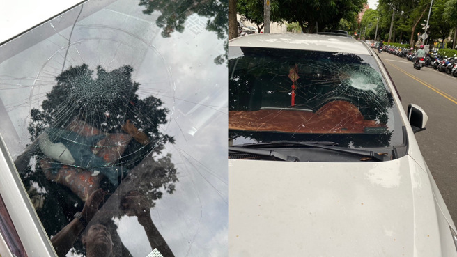 「这地方」也爆掉落物砸中人车！罗廷玮沈重喊话：杜绝憾事再次发生。（图罗廷玮办公室提供）