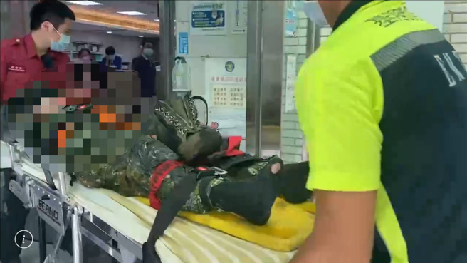 六军团三支部基隆弹药库突爆炸，9官兵炸伤，2人伤势严重送医。(读者提供)