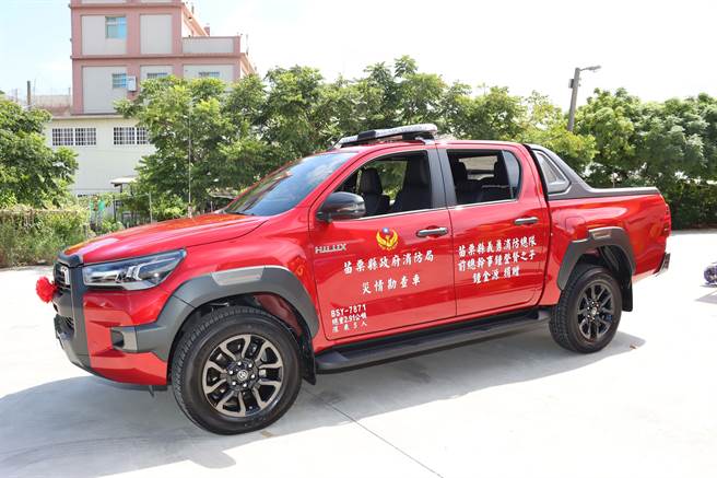 災情勘查車。（苗栗縣政府提供／李京昇苗栗傳真）