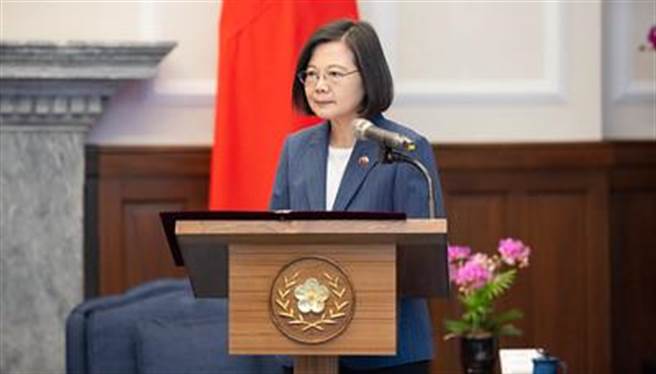 蔡英文总统(资料照片，总统府提供)