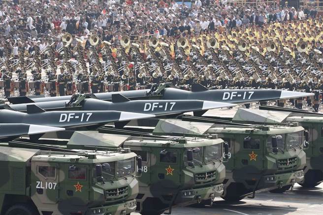 有報告指出，解放軍火箭軍在東南省份部署了東風-17彈道飛彈。（示意圖／中新社）