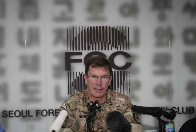 联合国盟军指挥部副指挥官哈里森（Andrew Harrison）。(图/美联社)