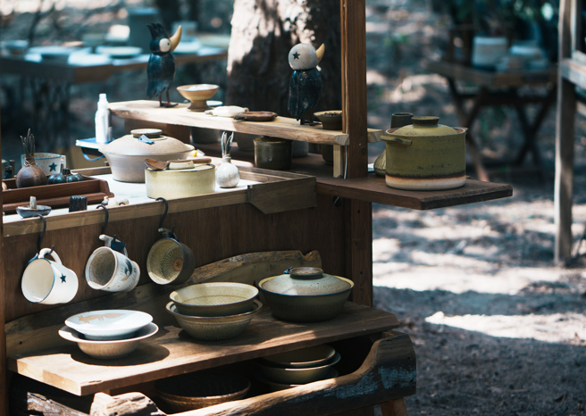 莺歌陶瓷博物馆推出「陶市集」，还可报名体验特调茶饮。（图／中央社）