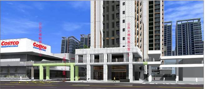 本次捐建空桥连结示意图。（新竹市政府提供／王惠慧新竹传真）