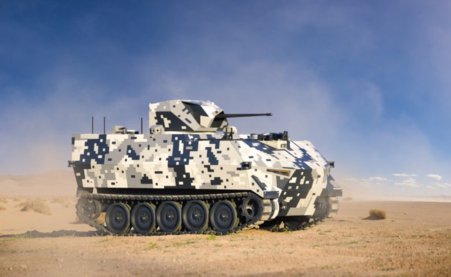 土耳其FNSS 公司將M113改裝成「暗影騎士」無人戰鬥車，其實也可以說成戰鬥機器人。(圖/FNSS)