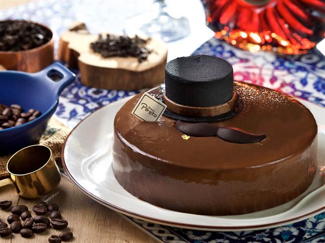 节庆限定蛋糕「爸爸的魔术帽」6吋原价880元，早鸟优惠价792元。（普诺麵包坊提供）