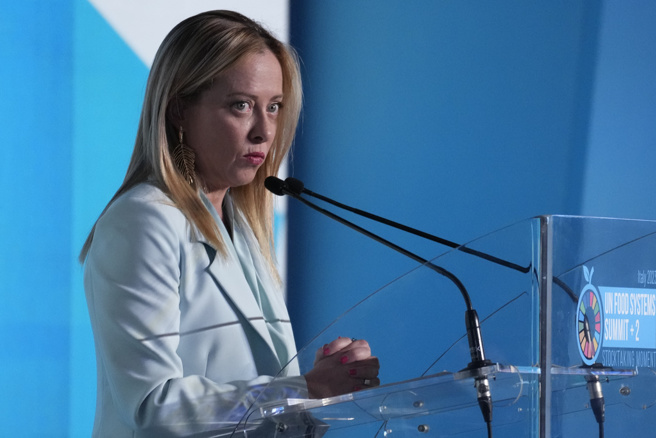 义大利总理梅洛尼将访美，北京透过官媒警告义国和华盛顿不应干涉一带一路。（图／美联社）