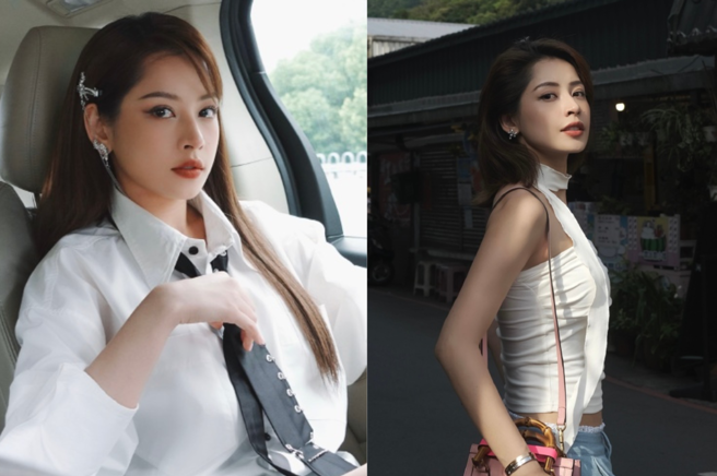 「越南第一美女」芝芙近期来台旅游。（图／芝芙微博）