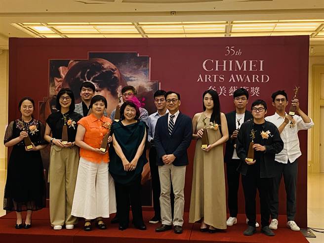 第35屆奇美藝術獎今天舉行頒獎典禮。（曹婷婷攝）