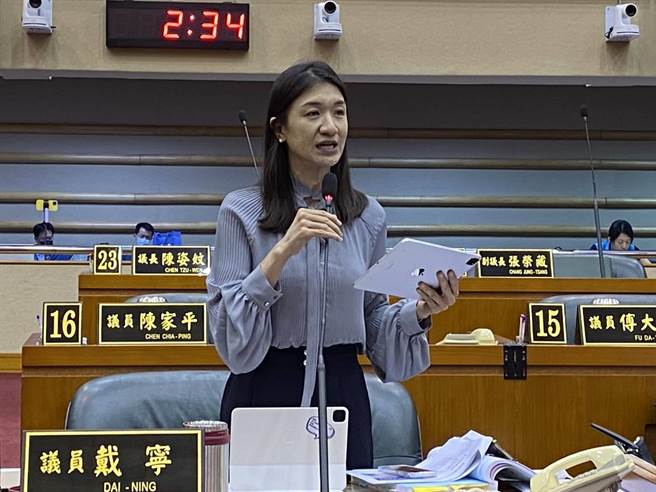 嘉义市议员戴寧表示将会上诉。（廖素慧摄）