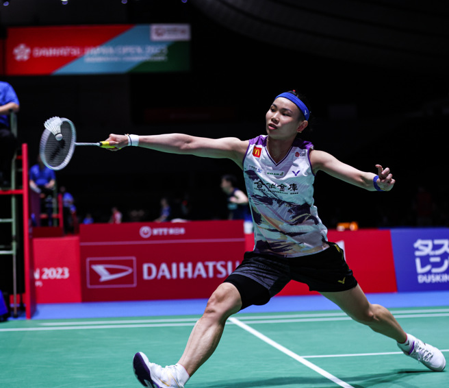 戴资颖在日本羽球公开赛顺利晋级第2轮。（Badminton Photo提供／陈筱琳台北传真）
