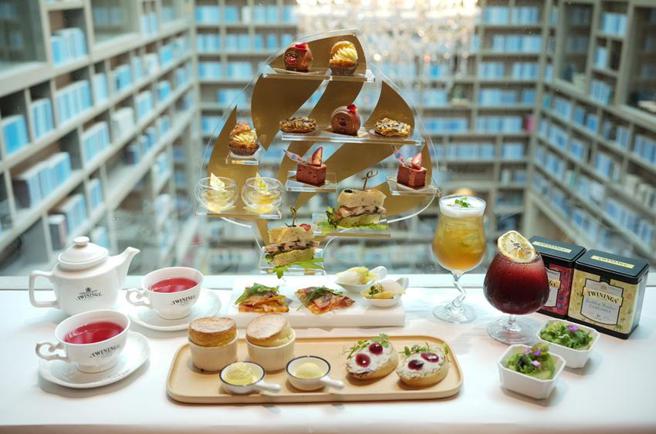 大地酒店推出線上美食展，喜歡廳「雙人下午茶券」一套6張，美食展只需7680元。（圖／大地酒店） 