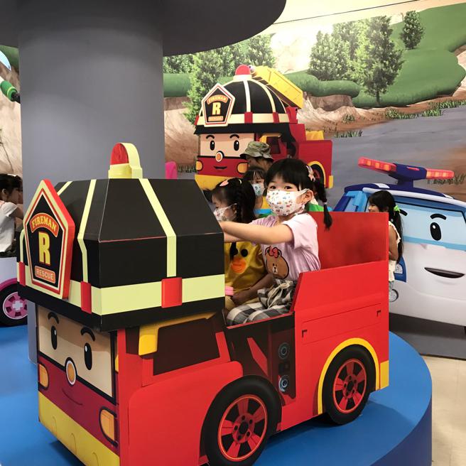 波力互动特展在台湾已吸引了数万名家长和孩童入场，商机庞大。（新光三越提供）