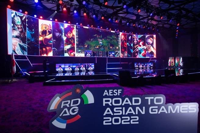杭州亚运会电竞项目─亚运征途，今年6月中旬在澳门开幕。 （摘自新华社）