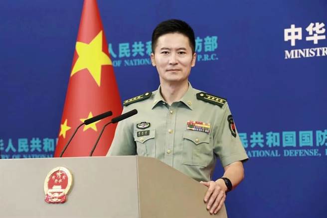 大陆国防部发言人谭克非。（大陆国防部官网）