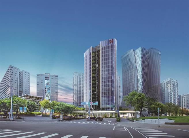 坐落於新莊中平路、中央路的「富融H1」，未來將成為副都心新地標。（新濠建設提供）