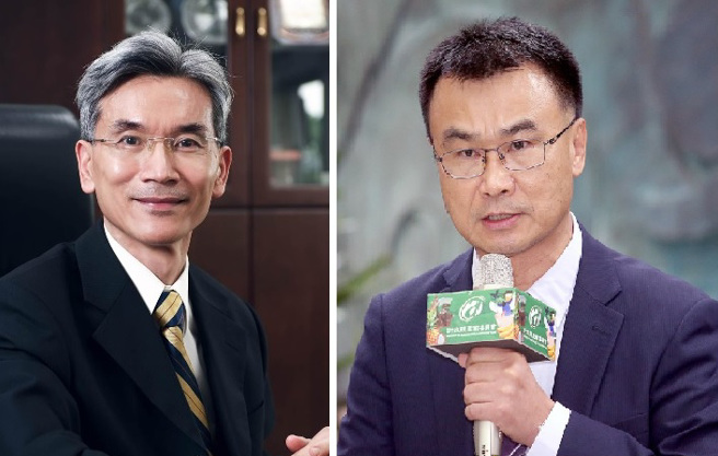 行政院发言人林子伦今（28）日表示，农业部部长将由行政院农业委员会主任委员陈吉仲（右）接任，环境部部长将由国立中兴大学校长薛富盛（左）接任。（资料照片合成）