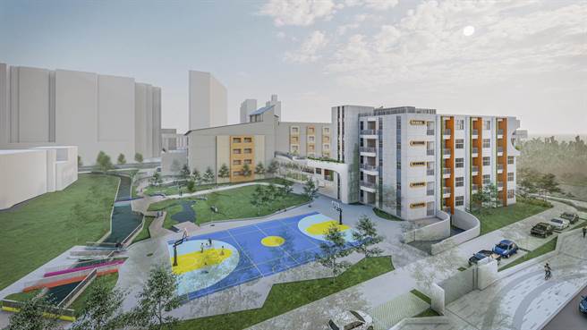 台中市政府教育局提报8所校园建筑参加「2023年国家卓越建设奖」全数获奖，其中「南区树德国民小第二期校舍新建工程」以户外楼梯及平台错落营造树屋攀登意象，获卓越奖。（中市府提供／潘虹恩台中传真）