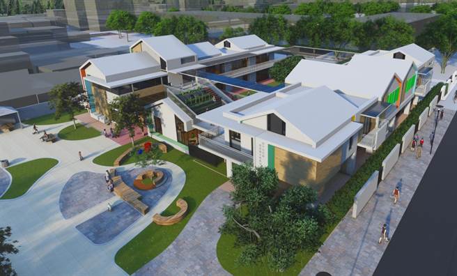 台中市政府教育局提报8所校园建筑参加「2023年国家卓越建设奖」全数获奖，「东区乐业国小新建幼儿园园舍」以都市中的生态森林幼儿园为建校核心，获卓越奖。（中市府提供／潘虹恩台中传真）