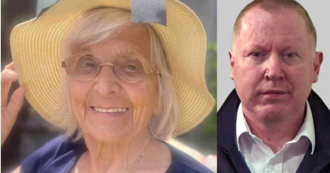 時年82歲的Joan Scott（左）想搭公車，卻被司機Scott Cliff（右）趕下車。（圖／翻攝自官網／諾桑比亞警方Northumbria Police）