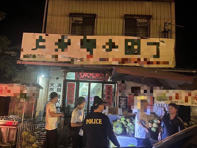 嘉義縣竹崎警分局颱風夜破獲這處賣涼水的民宅聚賭。（竹崎警分局提供／廖素慧嘉縣傳真）