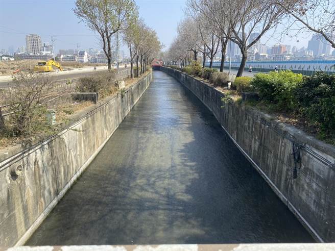 南屯溪河道已完工。（台中市水利局提供／陈淑娥台中传真）