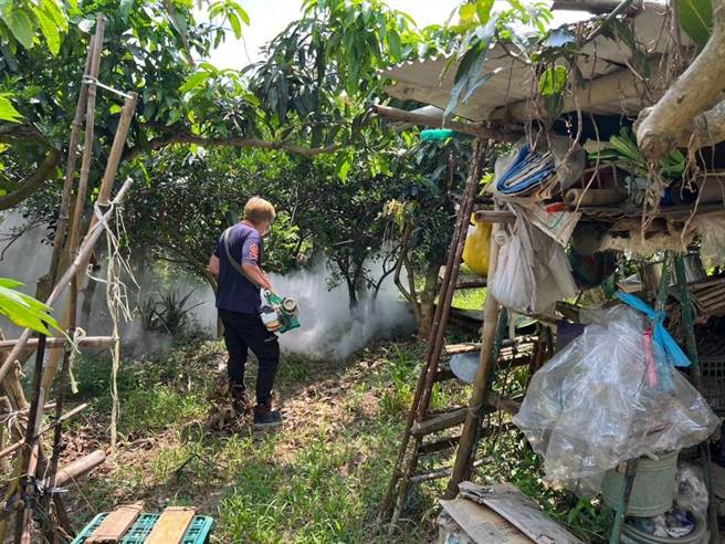 雲林縣30日新增3例登革熱，已累計111例。（雲林縣政府提供／張朝欣雲林傳真）