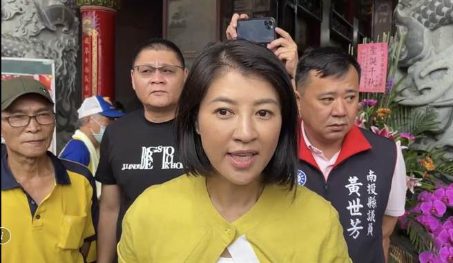 南投县长许淑华强调2024总统大选一定支持党提名的侯友宜市长。曾雪蒨摄